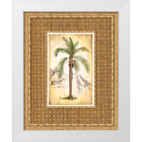 South Palm IV White Modern Wood Framed Art Print by Laliberte, Andrea
