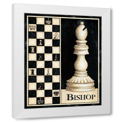 Classic Bishop White Modern Wood Framed Art Print by Laliberte, Andrea