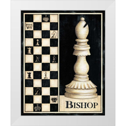 Classic Bishop White Modern Wood Framed Art Print by Laliberte, Andrea