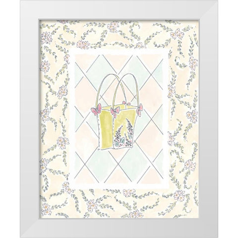 For Any Occasion II White Modern Wood Framed Art Print by Leal, Steve