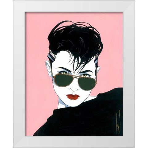 Kim White Modern Wood Framed Art Print by Leal, Steve