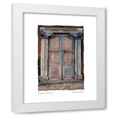 Doors of Cuba I White Modern Wood Framed Art Print by Love, Maureen
