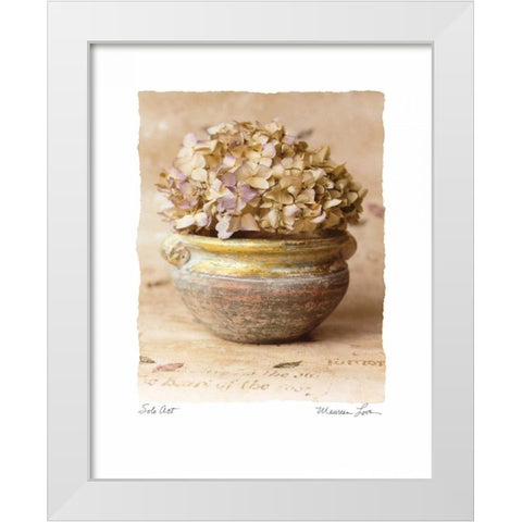 Solo Act White Modern Wood Framed Art Print by Love, Maureen