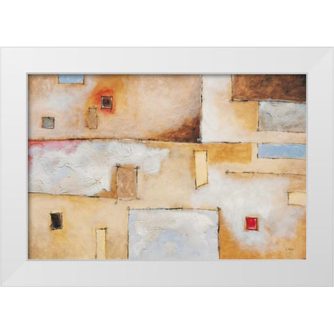 Circuit Breaker I White Modern Wood Framed Art Print by Linza, Loretta