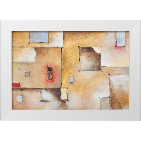 Circuit Breaker II White Modern Wood Framed Art Print by Linza, Loretta