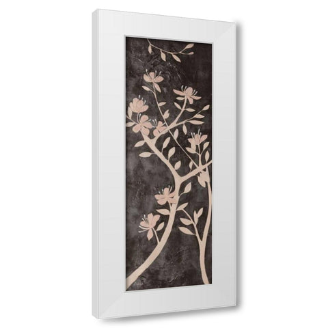 Moonlight Garden II White Modern Wood Framed Art Print by Linza, Loretta