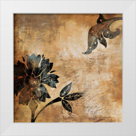 Coromandel I White Modern Wood Framed Art Print by Linza, Loretta