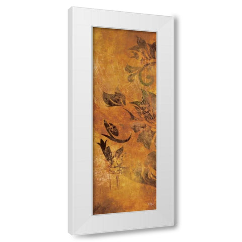 Georgette II White Modern Wood Framed Art Print by Linza, Loretta