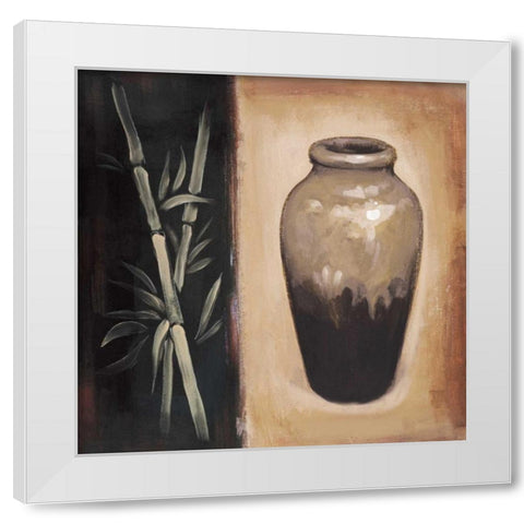 Rookwood I White Modern Wood Framed Art Print by Marque, Lucia