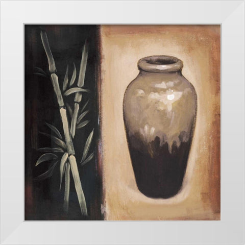 Rookwood I White Modern Wood Framed Art Print by Marque, Lucia