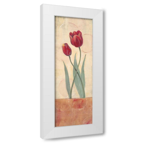 Circular Balance I White Modern Wood Framed Art Print by Marque, Lucia