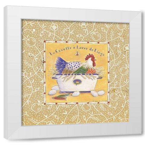 La Cuvette White Modern Wood Framed Art Print by McCollum, Sudi