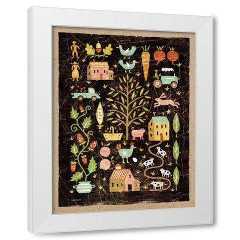 Farm to Table White Modern Wood Framed Art Print by McCollum, Sudi