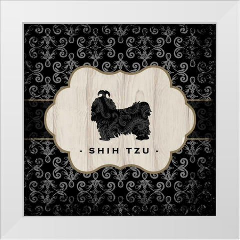 Top Dog I White Modern Wood Framed Art Print by McRostie, Kate