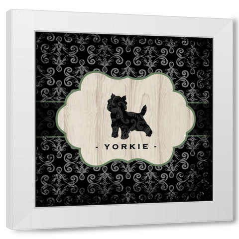 Top Dog II White Modern Wood Framed Art Print by McRostie, Kate