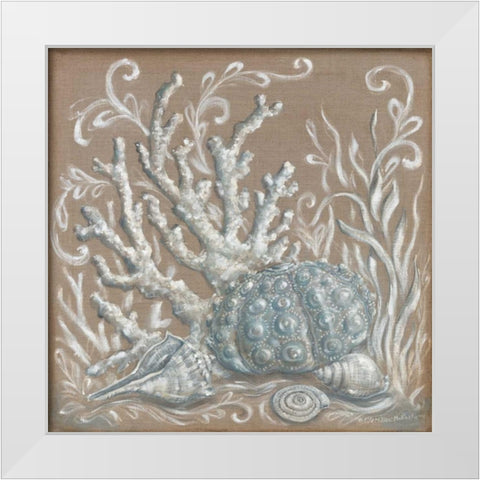 Ocean Wonder III White Modern Wood Framed Art Print by McRostie, Kate