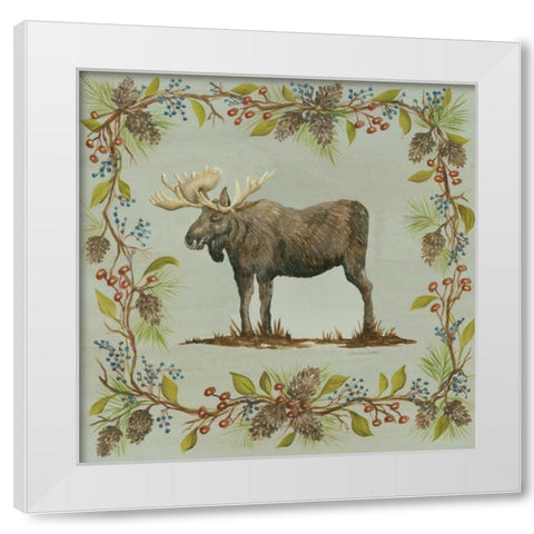 Blue Aspen Woods IV White Modern Wood Framed Art Print by McRostie, Kate