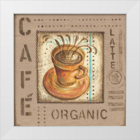 Cafe Valencia II White Modern Wood Framed Art Print by McRostie, Kate