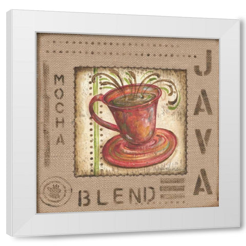 Cafe Valencia III White Modern Wood Framed Art Print by McRostie, Kate