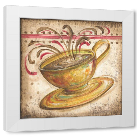 Valencia Cup I White Modern Wood Framed Art Print by McRostie, Kate