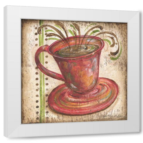 Valencia Cup III White Modern Wood Framed Art Print by McRostie, Kate