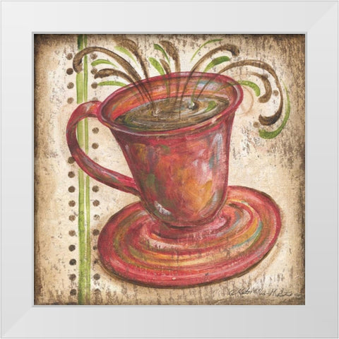 Valencia Cup III White Modern Wood Framed Art Print by McRostie, Kate