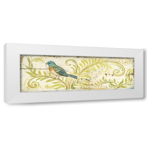 Eco Bunting White Modern Wood Framed Art Print by McRostie, Kate