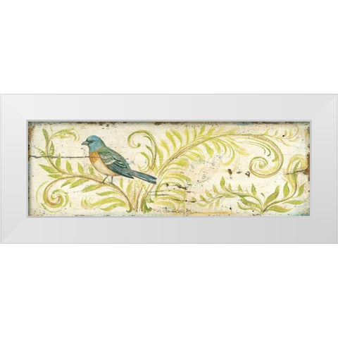 Eco Bunting White Modern Wood Framed Art Print by McRostie, Kate