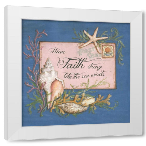 Paradise Postcards II White Modern Wood Framed Art Print by McRostie, Kate