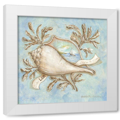 Treasures of the Tide I White Modern Wood Framed Art Print by McRostie, Kate