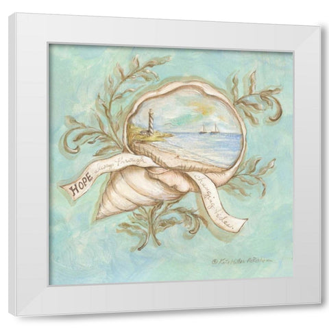 Treasures of the Tide II White Modern Wood Framed Art Print by McRostie, Kate