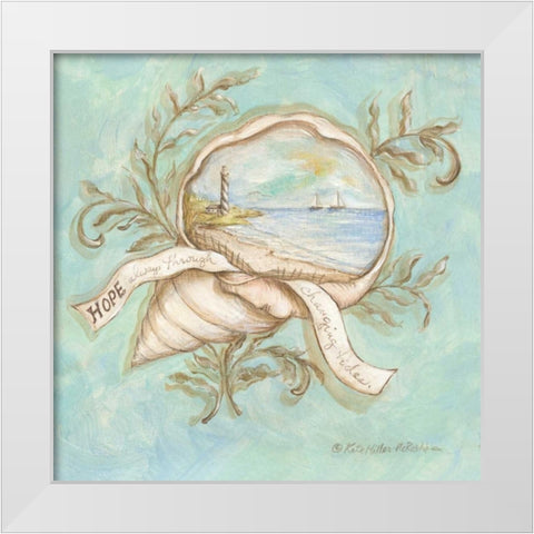 Treasures of the Tide II White Modern Wood Framed Art Print by McRostie, Kate