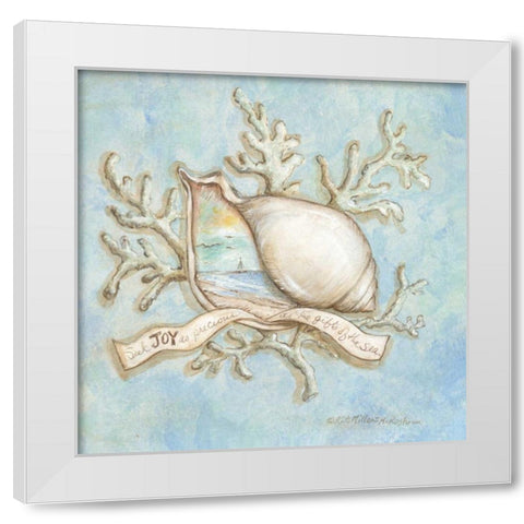 Treasures of the Tide III White Modern Wood Framed Art Print by McRostie, Kate