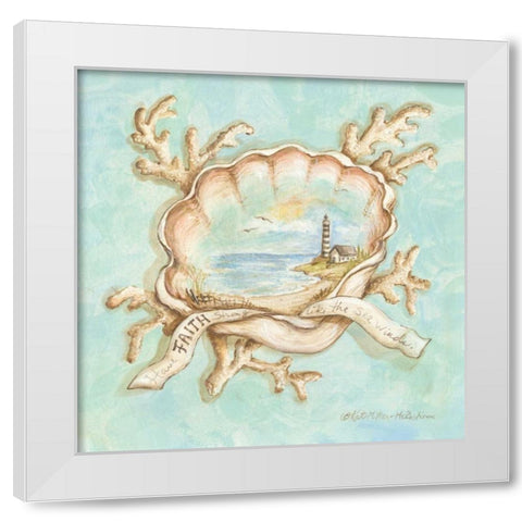 Treasures of the Tide IV White Modern Wood Framed Art Print by McRostie, Kate