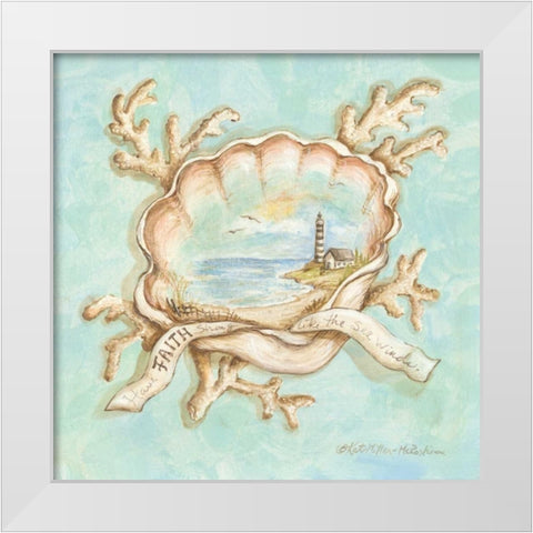 Treasures of the Tide IV White Modern Wood Framed Art Print by McRostie, Kate