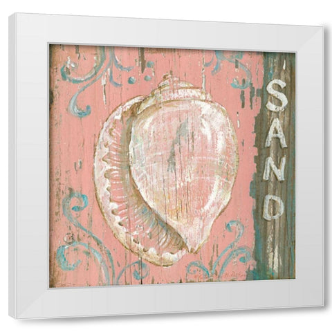 Sand White Modern Wood Framed Art Print by McRostie, Kate