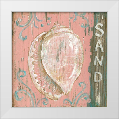 Sand White Modern Wood Framed Art Print by McRostie, Kate