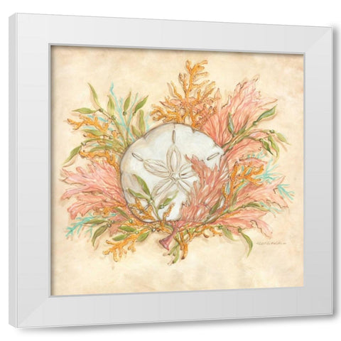 Coral Reef IV White Modern Wood Framed Art Print by McRostie, Kate