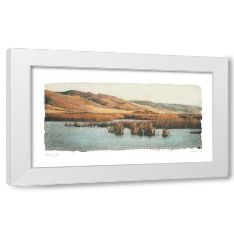 Estuary II White Modern Wood Framed Art Print by Melious, Amy