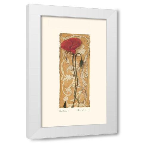 Rustica I White Modern Wood Framed Art Print by Melious, Amy