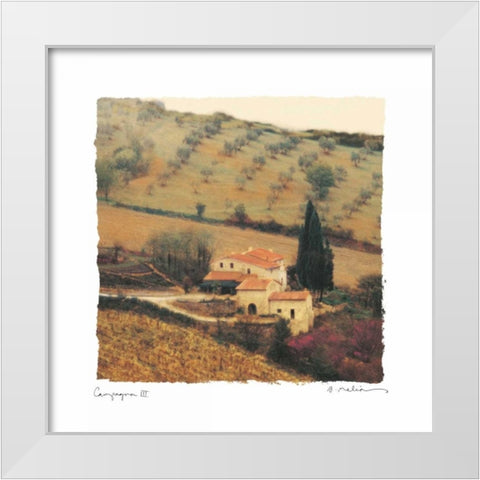 Campanga III White Modern Wood Framed Art Print by Melious, Amy