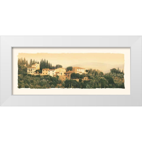 Bella Sera I White Modern Wood Framed Art Print by Melious, Amy