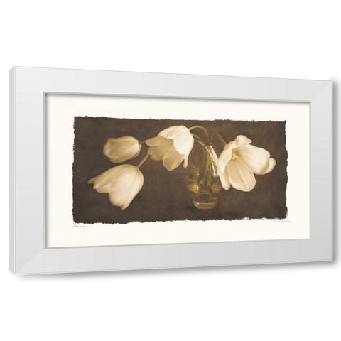 Anima I White Modern Wood Framed Art Print by Melious, Amy