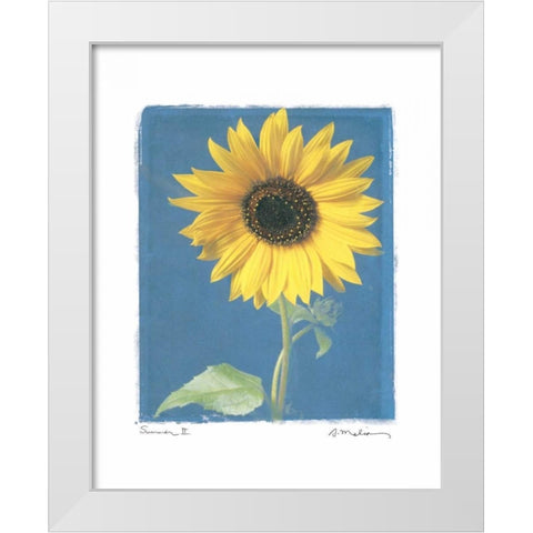 Summer II White Modern Wood Framed Art Print by Melious, Amy