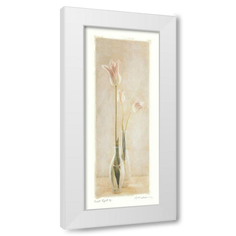 Quiet Light II White Modern Wood Framed Art Print by Melious, Amy