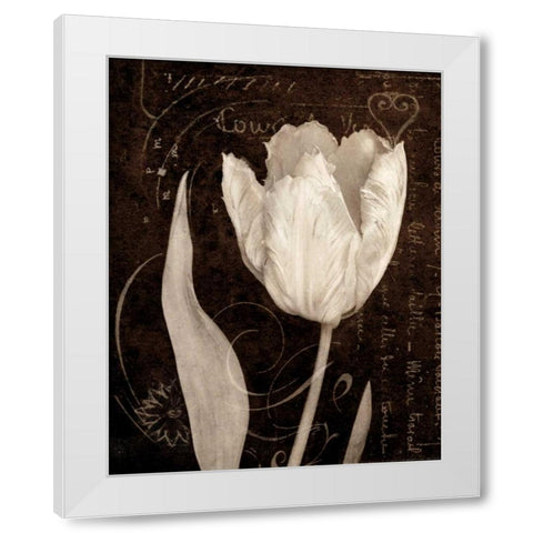 Garden Architecture II White Modern Wood Framed Art Print by Melious, Amy