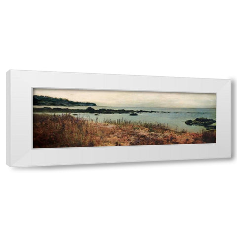 Island Shores I White Modern Wood Framed Art Print by Melious, Amy