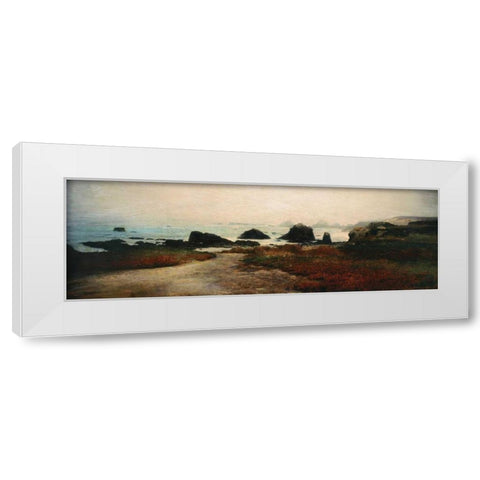 Island Shores II White Modern Wood Framed Art Print by Melious, Amy