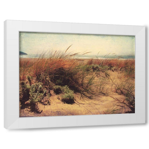 Sand Dunes I White Modern Wood Framed Art Print by Melious, Amy