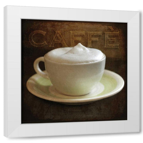 Cafe III White Modern Wood Framed Art Print by Melious, Amy